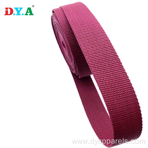 polypropylene webbing 30mm purple thin pp webbing lanyard